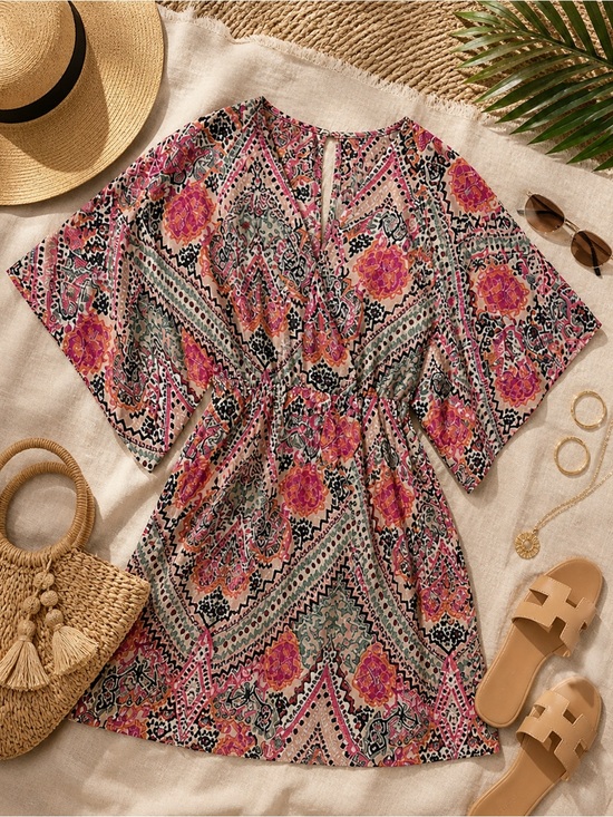 Anthropologie Dresses & Skirts - Maeve by Anthropologie Plus Size Boho Paisley Dress| Curvy Chic Festival Style